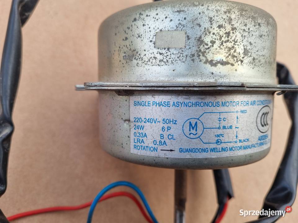 Silnik jednofazowy do klimatyzatora na 230V 24W Elbląg