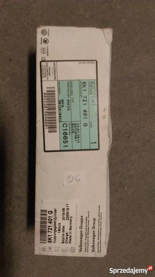 POMPA SPRZĘGŁA WYSPRZĘGLIK AUDI A4 B8 20TDI 170 sprzęgła Warszawa sprzedam