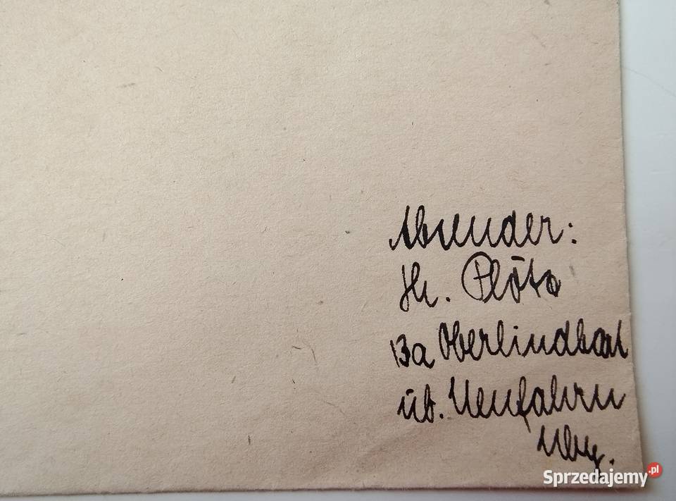 Stare dokumenty z czasów wojny Pozostałe śląskie Żory