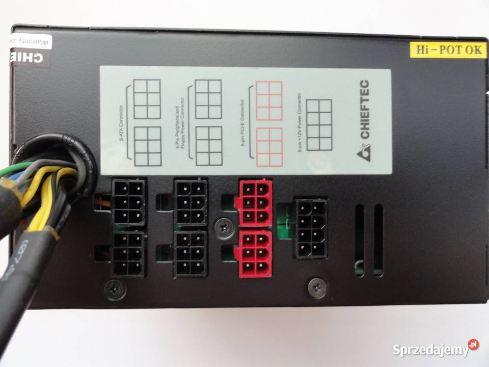 Zasilacz Chieftec 650W półmodularny małopolskie Kraków