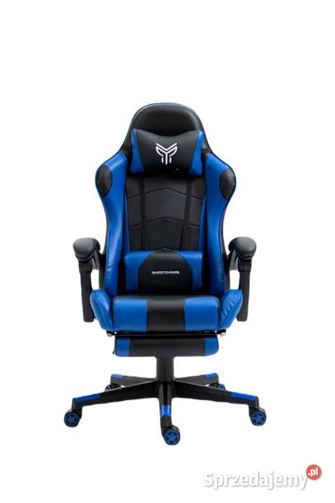 Fotel Gamingowy z podnóżkiem obrotowy GHOST 17 Skawina