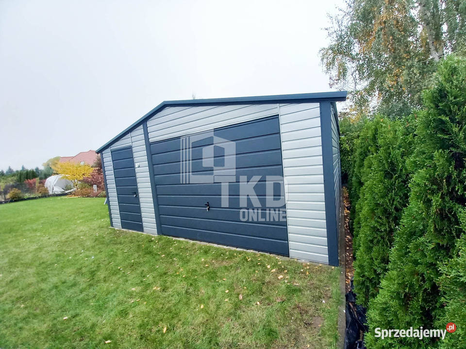Garaż Blaszany 6x5 Brama drzwi Antracyt Srebrny 363zł/m2 podkarpackie Rzeszów sprzedam