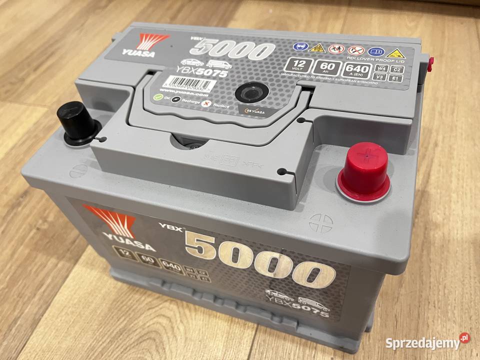 AKUMULATOR ROZRUCHOWY 12 V YUASA 60AH Wrocław