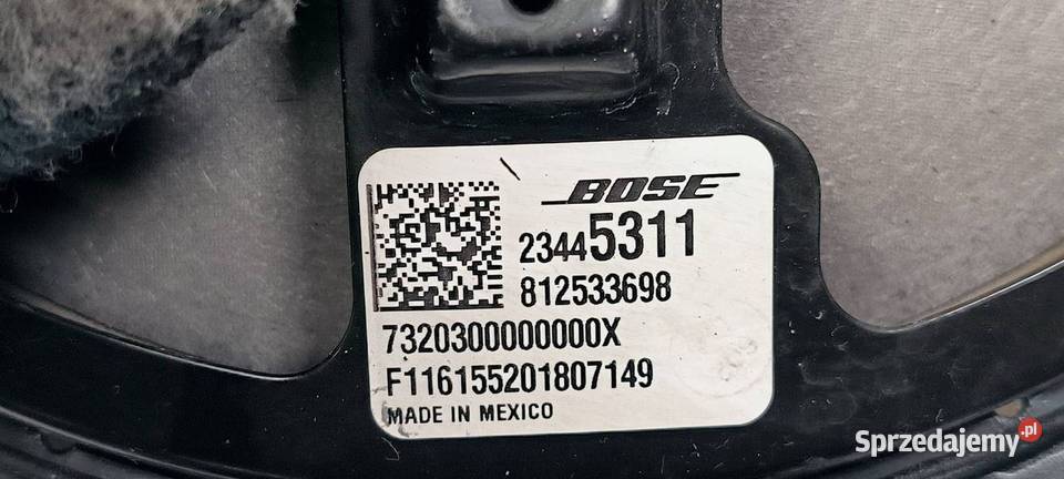 GŁOŚNIKI ZESTAW CHEVROLET CORVETTE C7 BOSE osobowe Pozostałe Lipno
