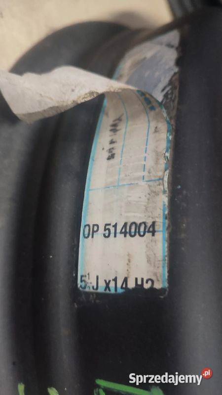 DBA11 FELGA STALOWA 4X100 ET39 55JX14 OPEL CORSA Włoszczowa sprzedam