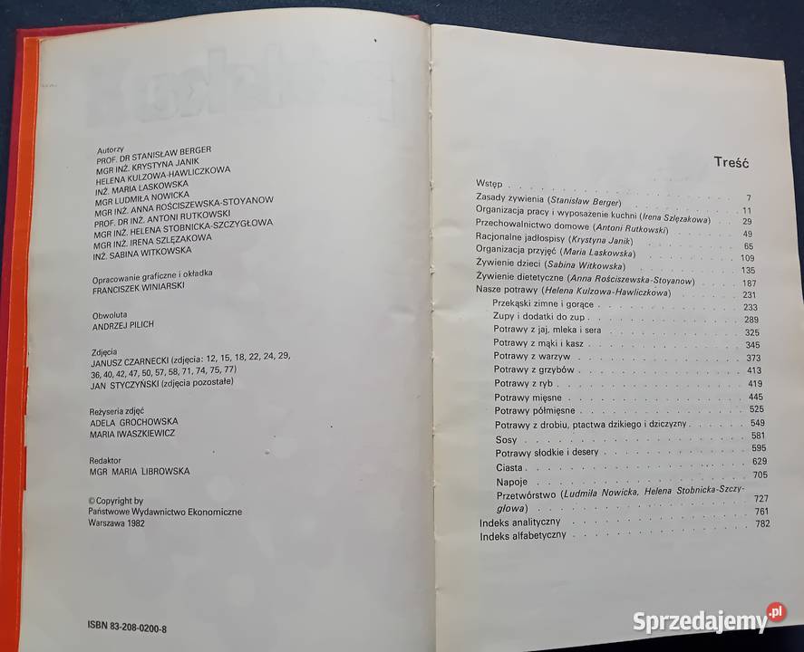Kuchnia polska Praca zbiorowa PWE 1982 r Koźminek