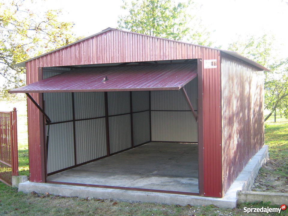 Wzmacniane garaże blaszaneschowki na budowęwiaty Ostrów Wielkopolski