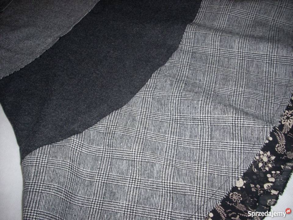 Spódnica jesienna Tweed Melanż j NOWA 38 40 M L Nowy Sącz