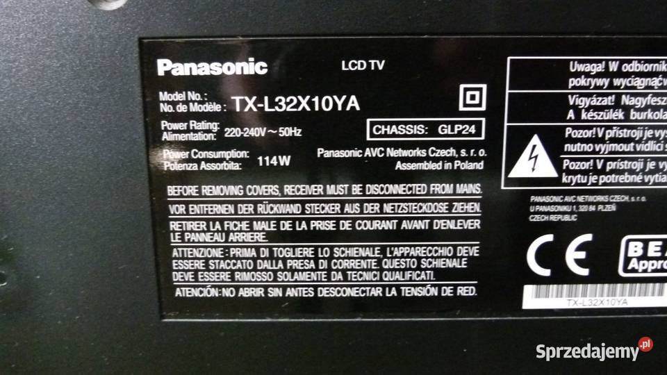 Telewizor Panasonic LCD 32 Viera TXL32X10YA Elektronika Zamość