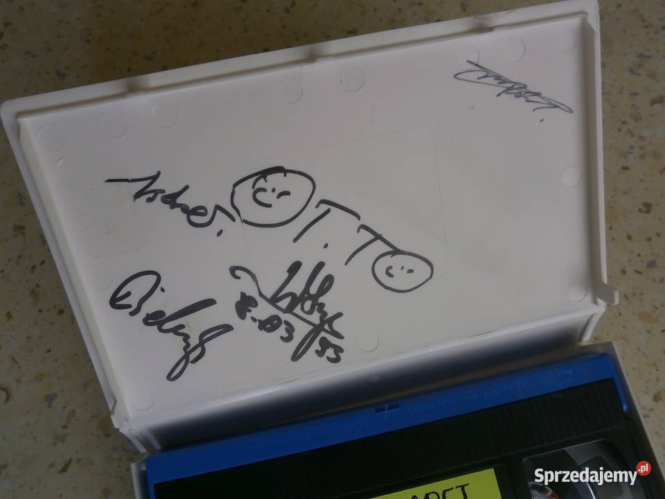 KABARET OTTO fauxpas VHS kaseta autografy
