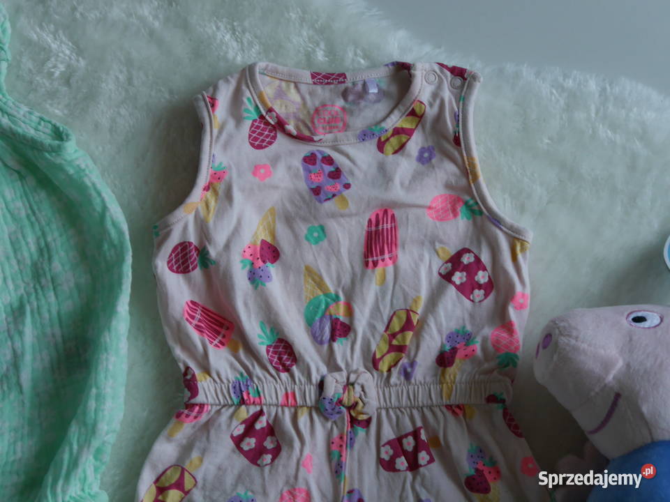 Zestaw dziewczynki rampers kombinezon 62 sprzedam