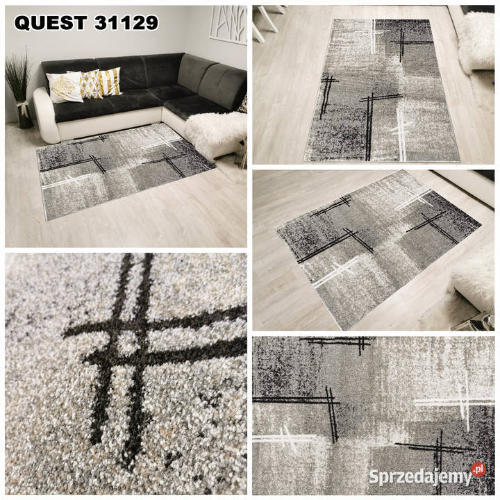 GĘSTY DYWAN 120X170 QUEST 31129 RÓŻNE WYMIARY Białystok
