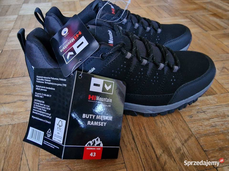 NOWE buty męskie HiMountain Ramsey 43 Trekkingowe Wrocław