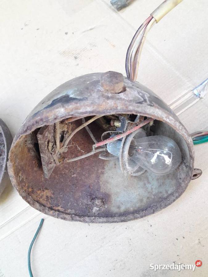 Lampa przód wfm wsk dwuramówka Świerzawa