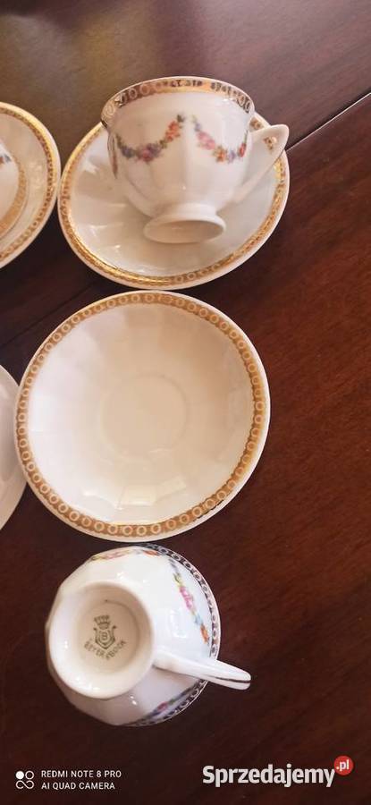 FiliżankaVolkstedt Rudolstadt Beyer Bock Porcelana i szkło Gdańsk