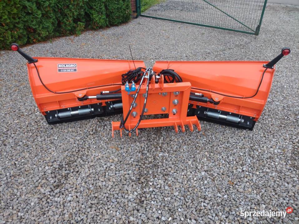 Pług do śniegu składany hydraulicznie strzałkowy Biłgoraj