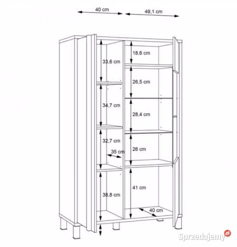 Witryna kolekcja HAYATO świerk alpejski styl Dęblin sprzedam