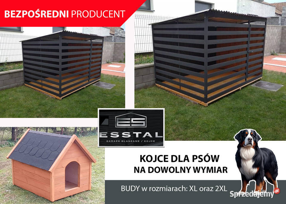Kojec Psa KOJCE Psów Klatka Psów Zadaszenie Hajnówka