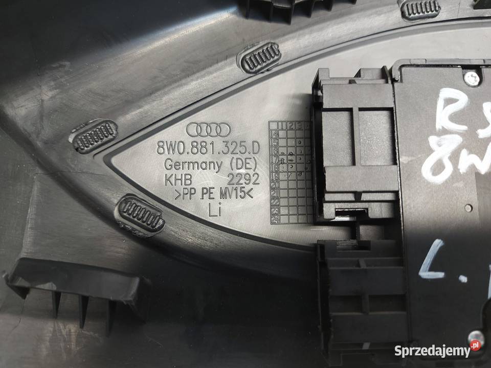 AUDI RS5 8W8 F5 Panel sterowania fotela przód