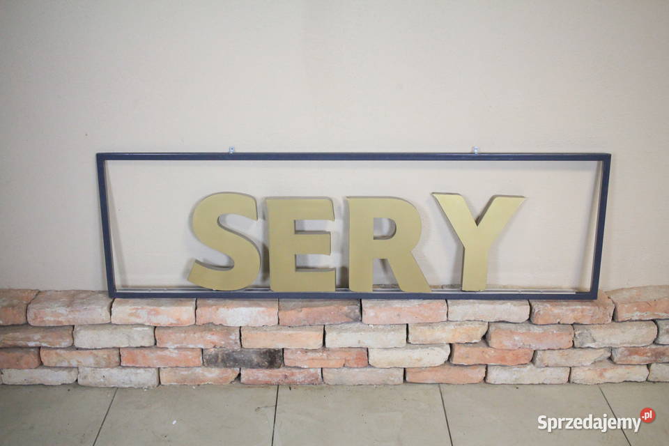 Napis SERY sklep gastronomia itp Pszczyna