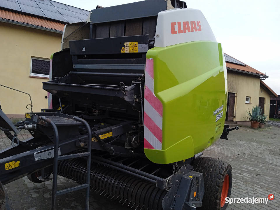 Prasa zwijająca CLAAS Wariant 380 siatka sznurek Prasy i owijarki Piękna Góra
