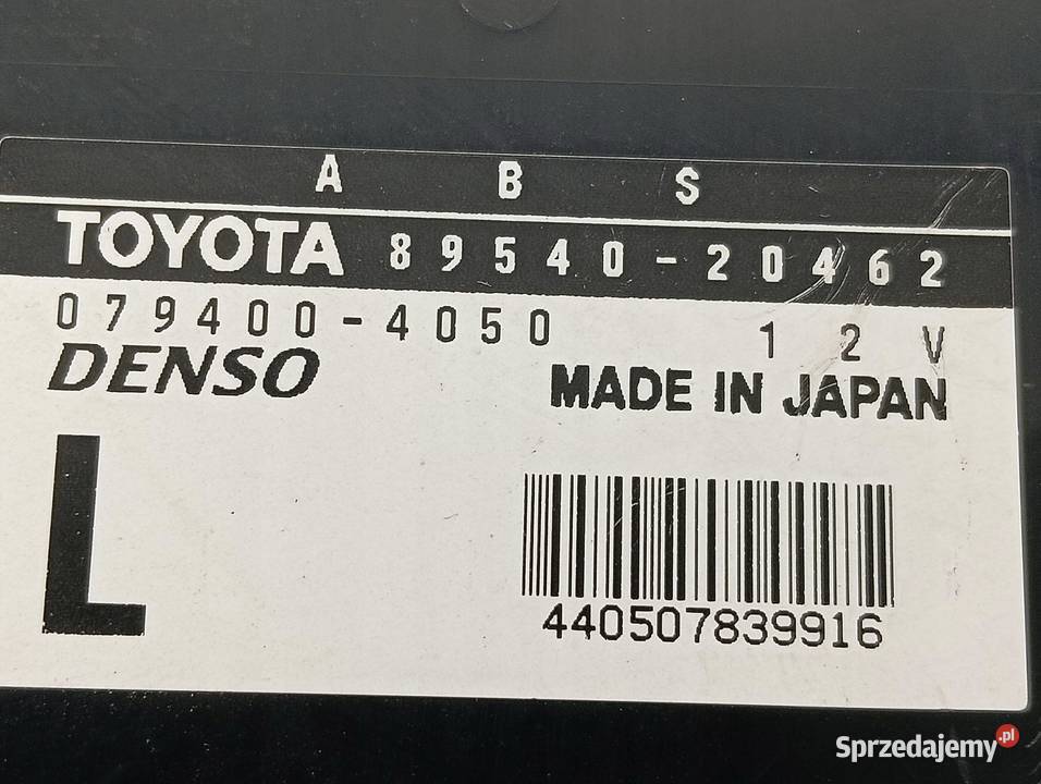 MODUŁ POMPY ABS 8954020462 Toyota Celica VII osobowe świętokrzyskie