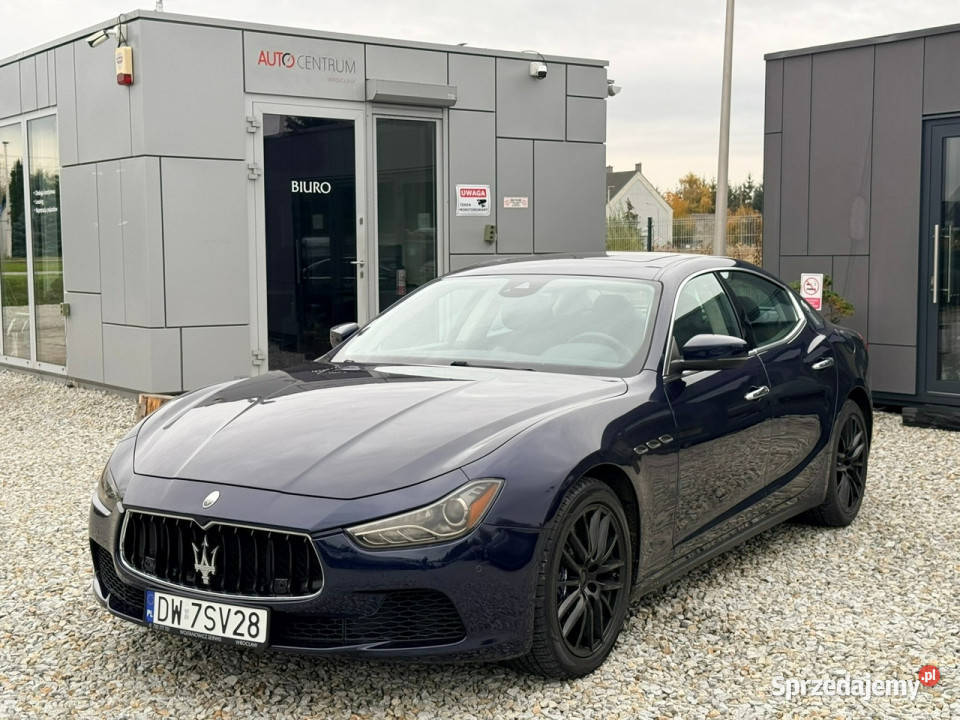 Maserati Ghibli 30 V6 410 SQ4 4x4 2017r kamera elektrochrom. lusterko wst. dolnośląskie Wrocław