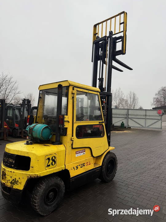 wózek widłowy HYSTER H320XM wolny skok przesuw Działoszyn sprzedam