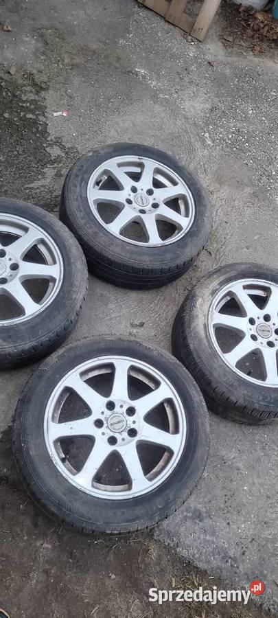 Alufelgi 5x112 16r z oponami lato passat audi Opony i felgi Chełm
