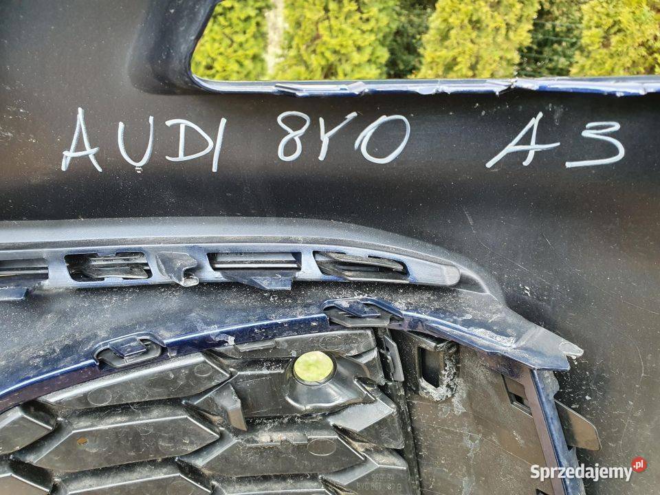 AUDI A3 8Y0 807 437F ZDERZAK PRZÓD ORYGINALNY Zderzaki