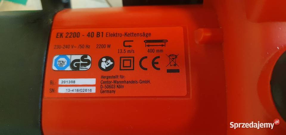 Piła Elektryczna Łańcuchow 2200W sprzedam