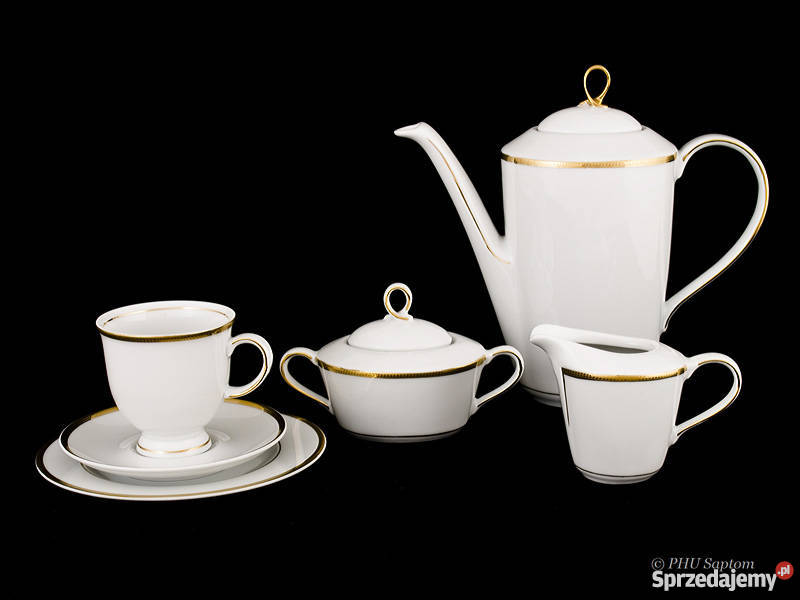 Serwis kawowy herbaciany porcelanowy Eos Juno Wałbrzych