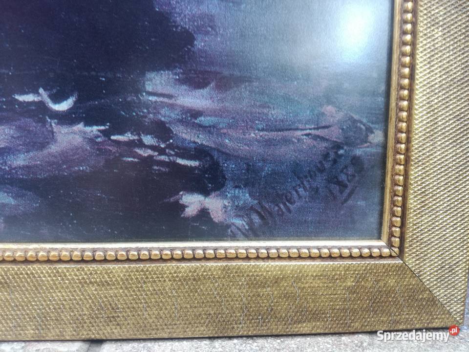 Piękna duża reprodukcja 3 98x68 ramy WWaterhouse sprzedam