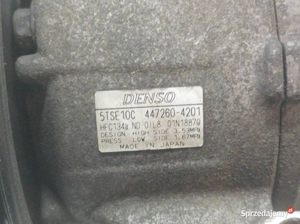 SPRĘŻARKA KLIMATYZACJI 4472604201 14 16V Toyota sprzedam