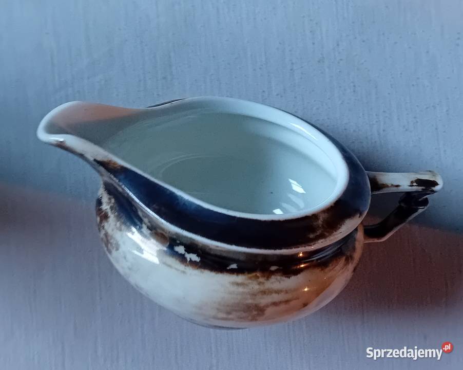 Cukiernica i mlecznik art deco KPM Krister wielkopolskie Koźminek