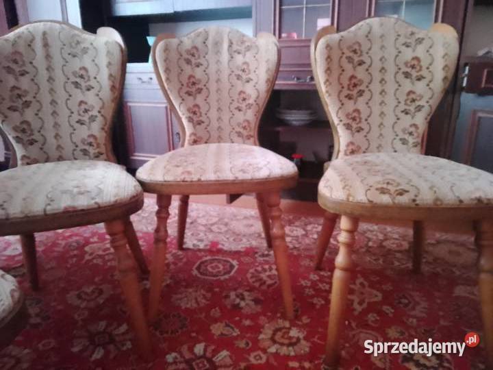 Krzesła drewniane pokojowe salonowe 6 design Bełchatów