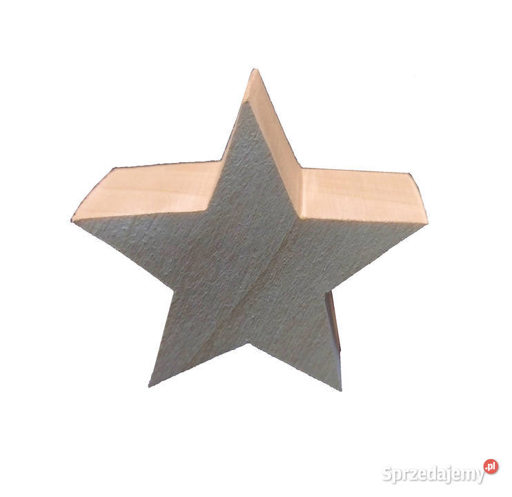 Gwiazda Gwiazdki Gwiazdy drewniane 3D grube opolskie Opole