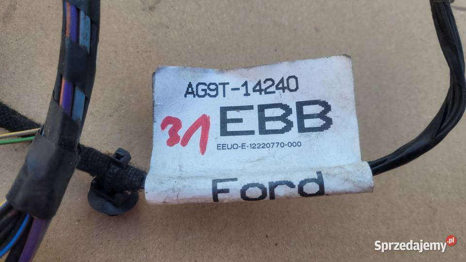 FORD GALAXY MK3 WIĄZKA DRZWI LEWY TYL osobowe śląskie Ruda Śląska