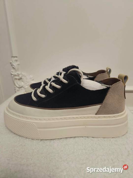 Damskie sneakersy naturalna zamszuskora mazowieckie