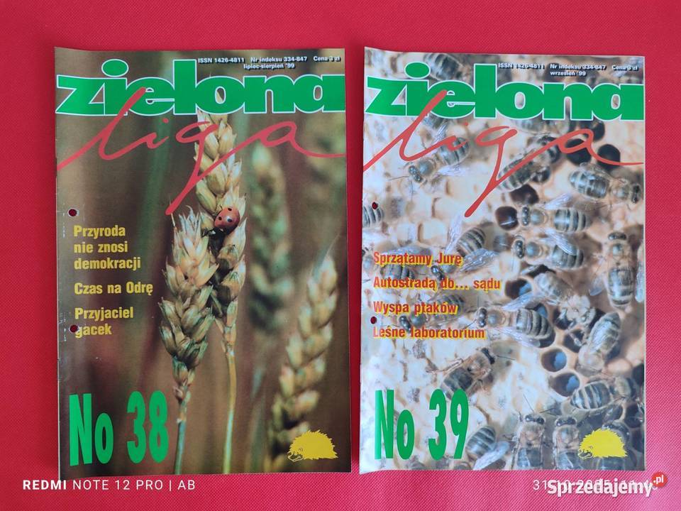 Zielona Liga 1999 3242 miesięcznik przyroda Katowice