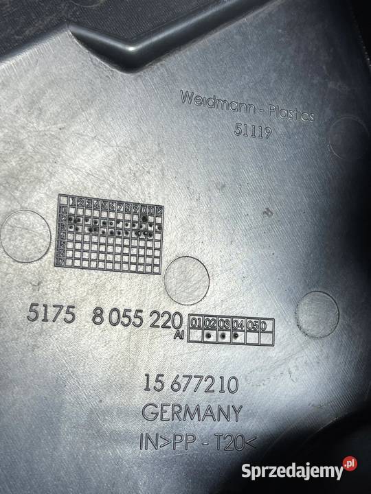 BMW F20 F21 OBUDOWA OSŁONA PODWOZIA PRAWY TYŁ Elementy wygłuszające