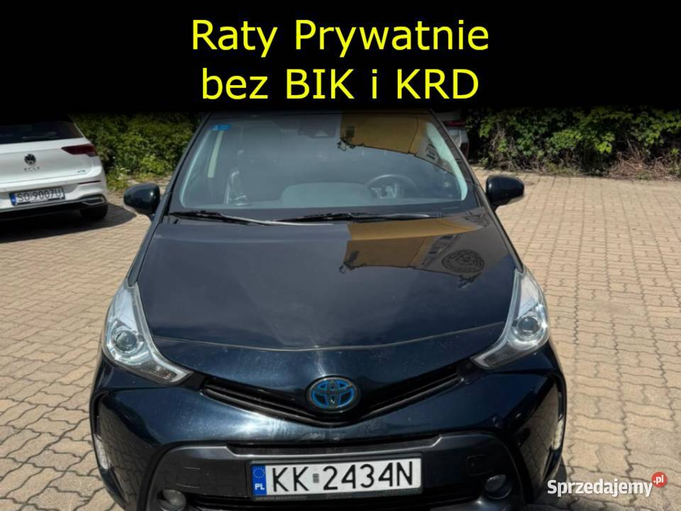 Toyota Prius Plus Raty Prywatnie Automat Taxi poduszka powietrzna Wrocław