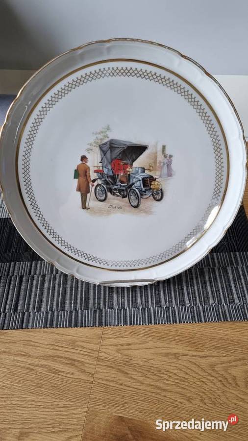 Talerz Dekoracyjny Kolekcjonerski Fiat 1901 Wola Podłężna