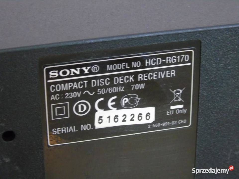 Wieża Sony HCDRG170 sprawna WYSYŁKA sprzedam
