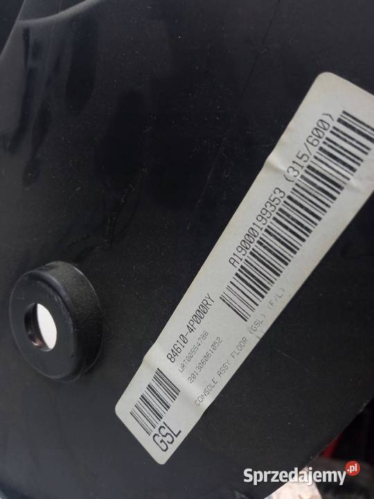 TUNEL ŚRODKOWY 846101JXXX Hyundai i20 I 20082014 osobowe