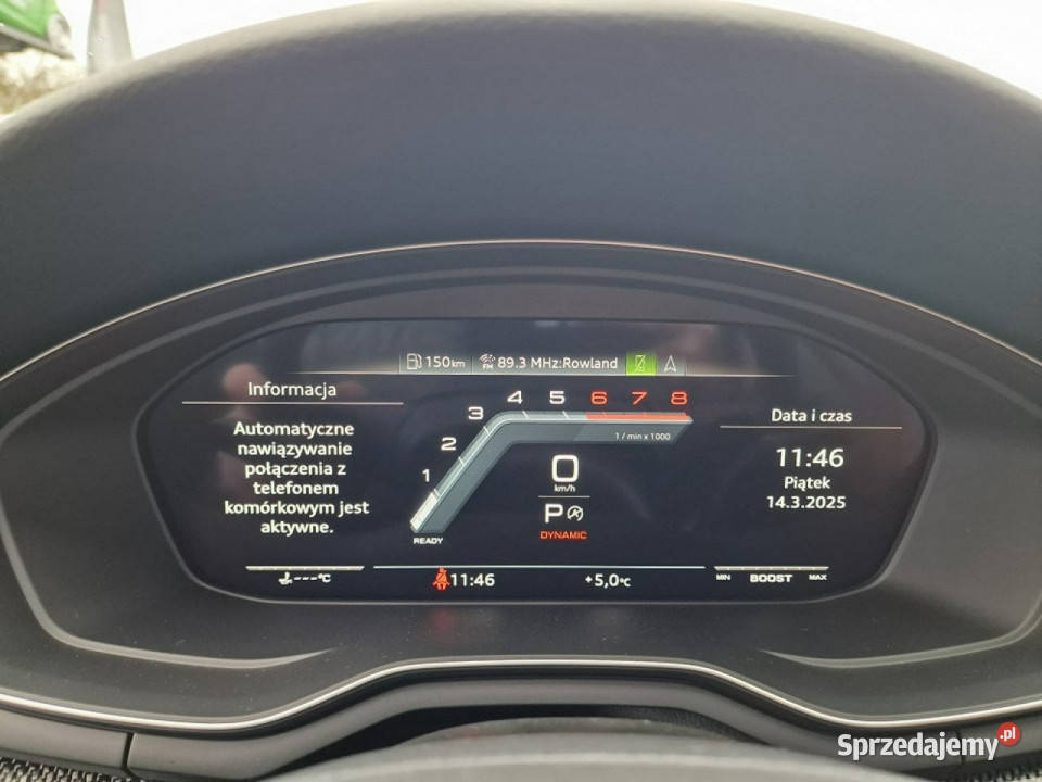 Audi S5 30 TFSI 354 Quattro Carbon Skóra Kamera elektrycznie ustawiane fotele Słupsk