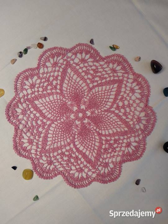 Błyszczące kolorowe serwetki ręcznie robione na wielokolorowy Lublin