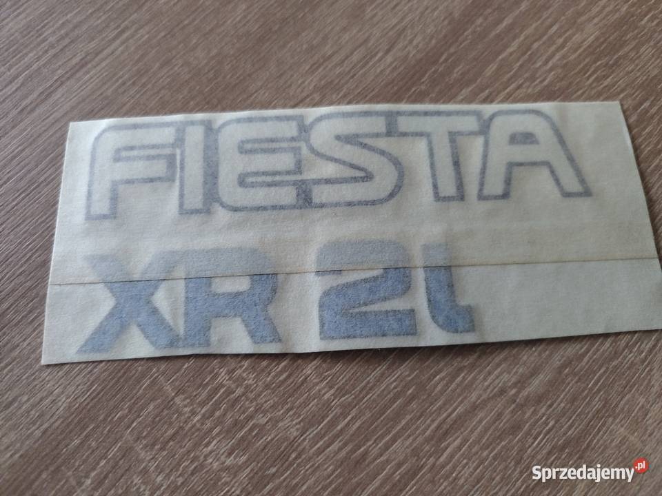 Emblemat Ford Fiesta xr2i Wągrowiec