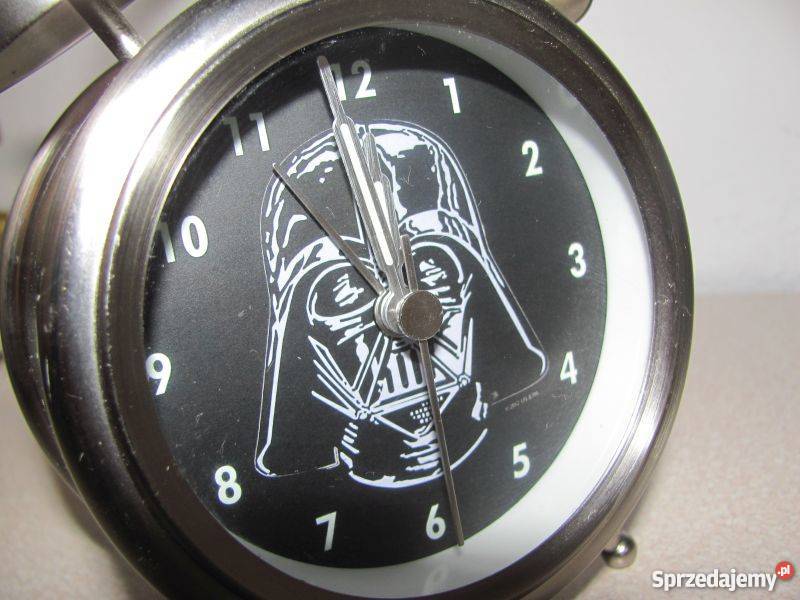 Budzik STAR WARS zegar LORD VADER metalowy Zamość