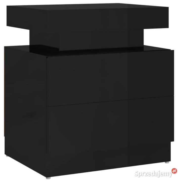 Szafka nocna czarna wysoki połysk 45x35x52 Warszawa